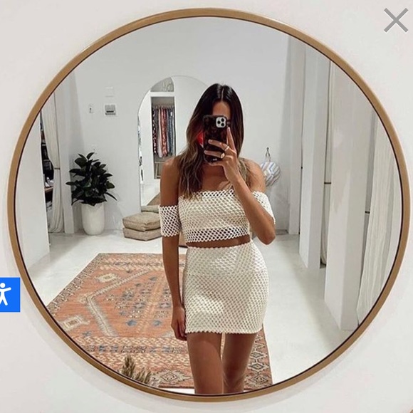 Montce natural French texture top can be worn as a bathing suit - Picture 2 of 8